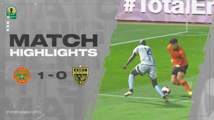 CAF Confederation Cup: RSB Berkane 1 - 0 ASEC Mimosas (2021-2022)