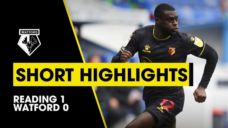 Championship: Reading 1 - 0 Watford (2020-2021)