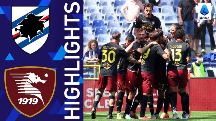 Serie A: Sampdoria 1 - 2 Salernitana (2021-2022)