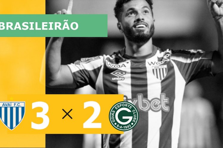Brasileirão: Avaí 3 - 2 Goiás (2022)