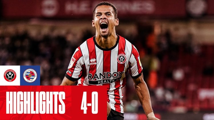 Championship: Sheffield Utd 4 - 0 Reading (2022-2023)