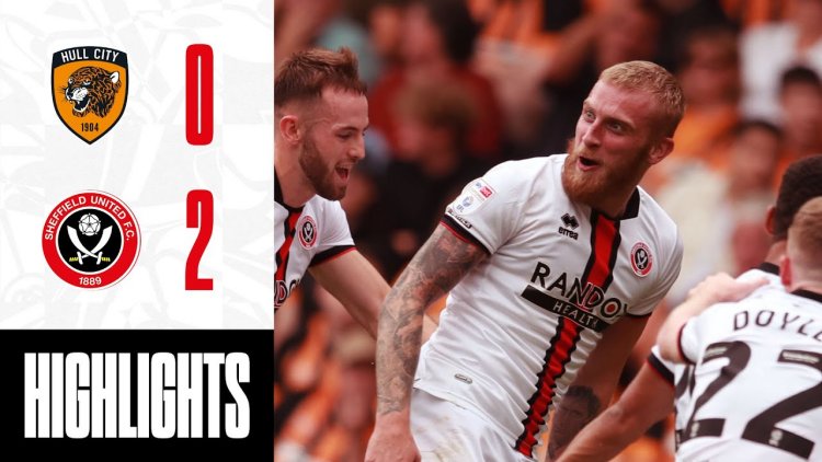 Championship: Hull City 0 - 2 Sheffield Utd (2022-2023)