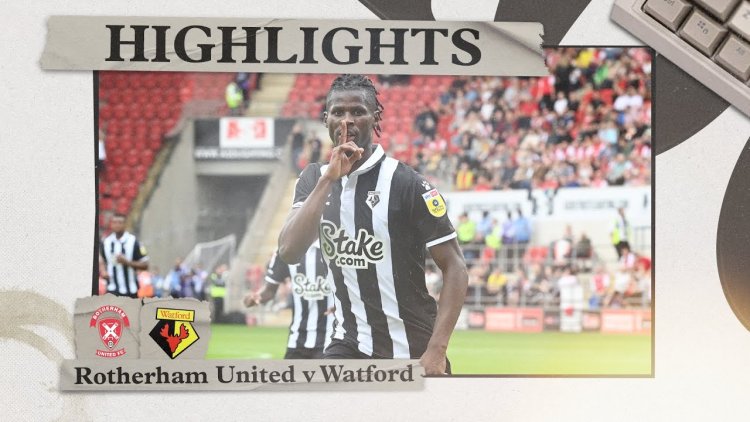 Championship: Rotherham Utd 1 - 1 Watford (2022-2023)