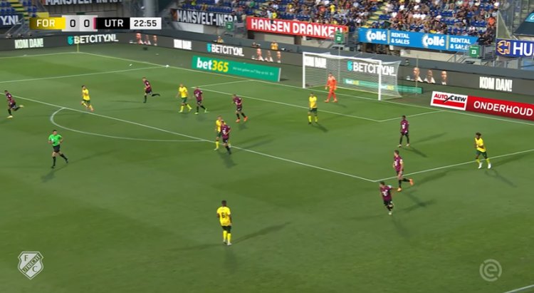 Eredivisie League: Fortuna Sittard 3 - 4 FC Utrecht (2022-2023)