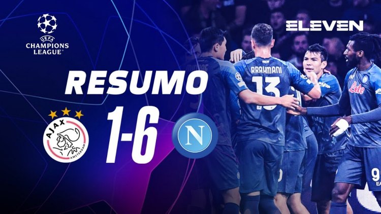 Liga Campeões: Ajax 1 - 6 Napoli (2022-2023)