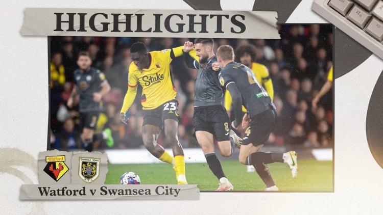 Championship: Watford 1 - 2 Swansea City (2022-2023)