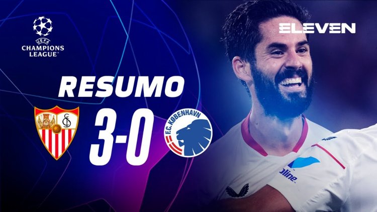 Liga Campeões: Sevilla 3 - 0 Kobenhavn (2022-2023)