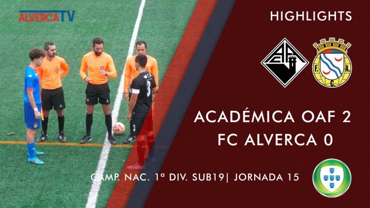 Juniores A S19 I Divisão: Académica 2 - 0 Alverca (2022-2023)