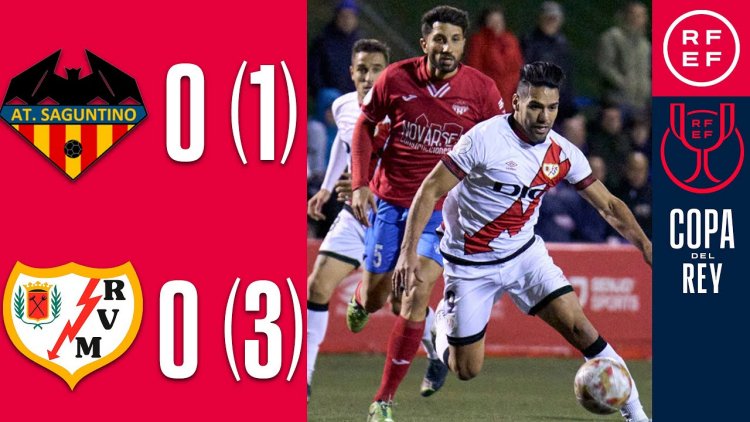 Copa del Rey: Atlético Saguntino 1 - 3 g.p Rayo Vallecano (2022-2023)