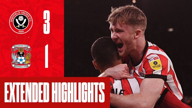 Championship: Sheffield Utd 3 - 1 Coventry (2022-2023)