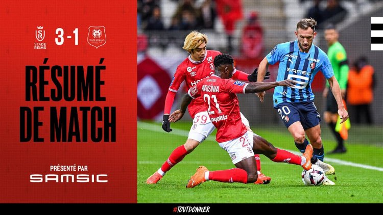 Ligue 1: Stade Reims 3 - 1 Rennes (2022-2023)