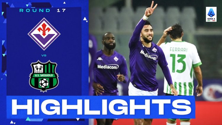 Serie A: Fiorentina 2 - 1 Sassuolo (2022-2023)