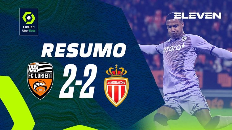 Ligue 1: Lorient 2 - 2 Monaco (2022-2023)