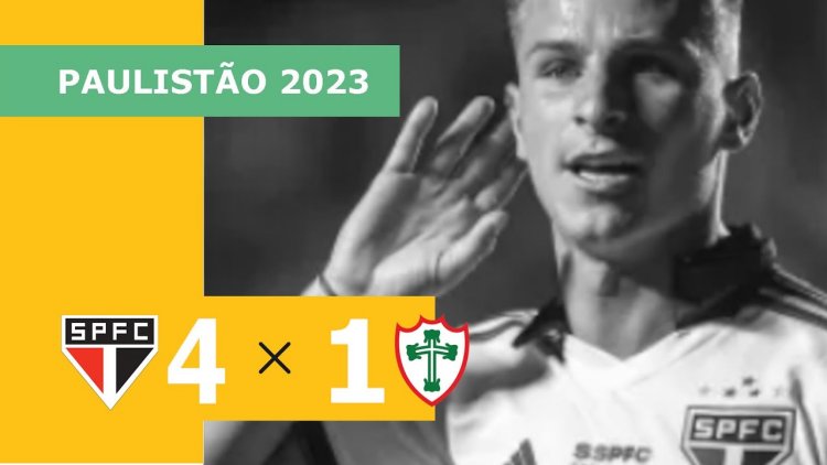 Campeonato Paulista: São Paulo 4 - 1 Portuguesa (2023)