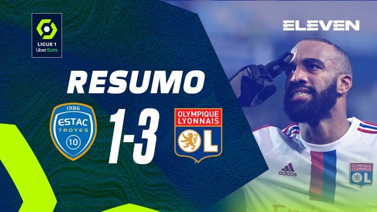 Ligue 1: Troyes 1 - 3 Lyon (2022-2023)