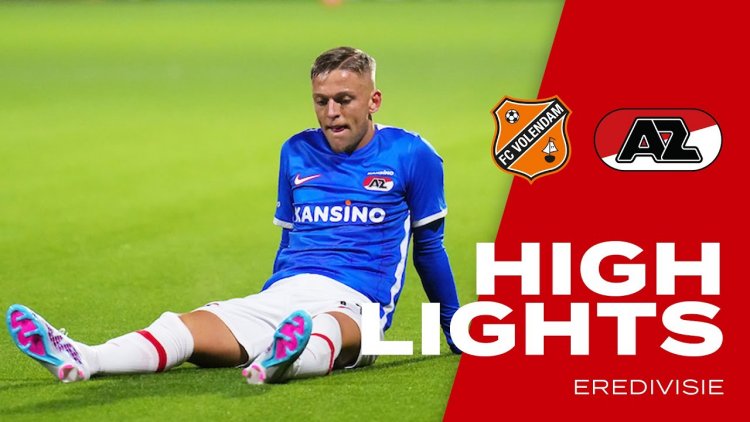 Eredivisie League: FC Volendam 1 - 1 AZ (2022-2023)