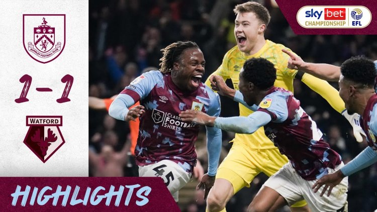 Championship: Burnley 1 - 1 Watford (2022-2023)