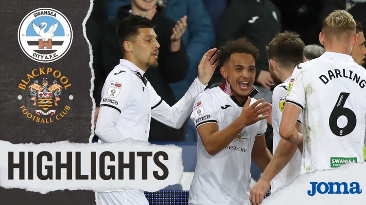 Championship: Swansea City 2 - 1 Blackpool (2022-2023)