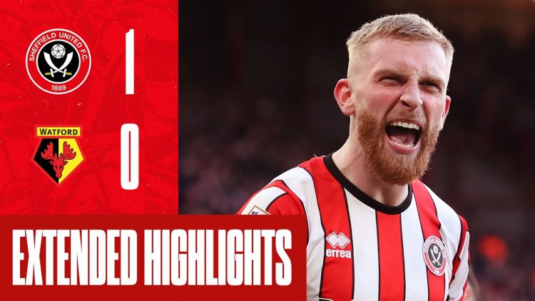 Championship: Sheffield Utd 1 - 0 Watford (2022-2023)
