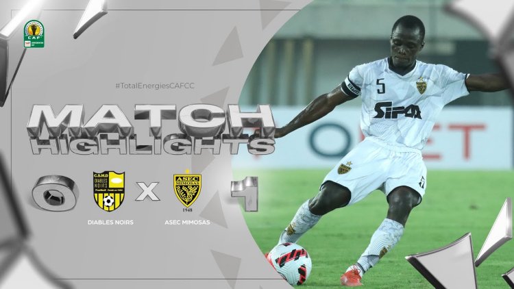 CAF Confederation Cup: Diables Noirs 0 - 1 ASEC Mimosas (2022-2023)