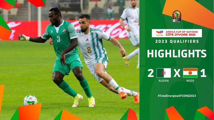 Qualificação CAN: Argélia 2 - 1 Níger (2023)