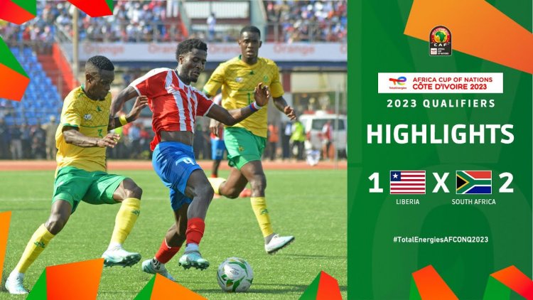Qualificação CAN: Libéria 1 - 2 África do Sul (2023)