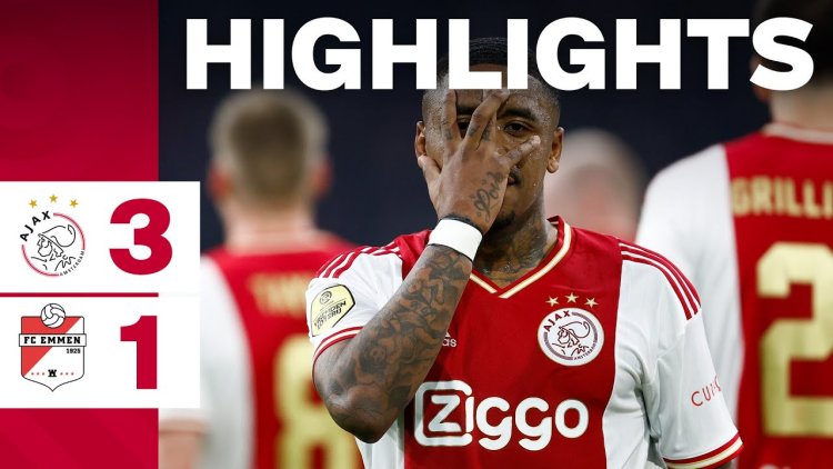 Eredivisie League: Ajax 3 - 1 FC Emmen (2022-2023)