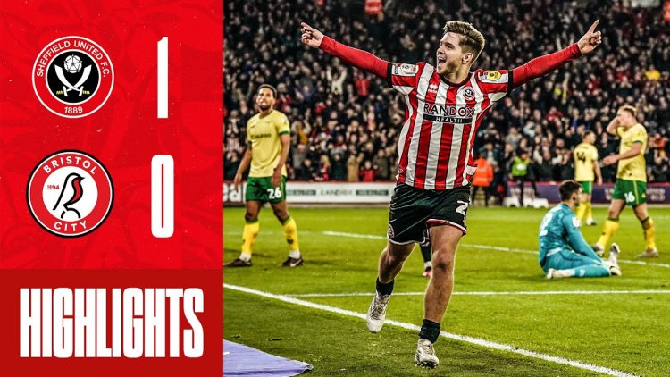 Championship: Sheffield Utd 1 - 0 Bristol City (2022-2023)
