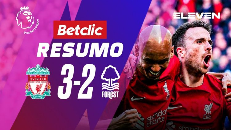 Premier League: Liverpool 3 - 2 Nottingham Forest (2022-2023)