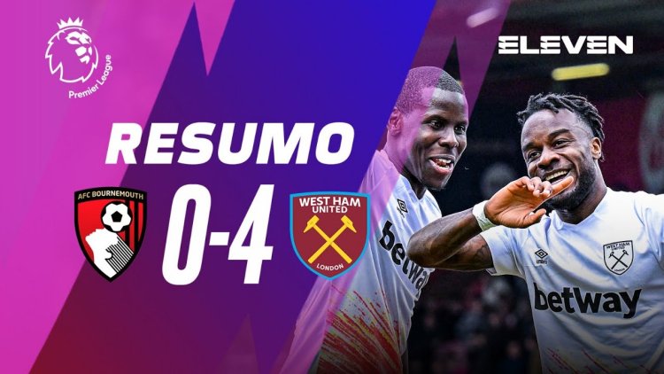 Premier League: AFC Bournemouth 0 - 4 West Ham (2022-2023)