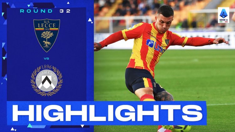 Serie A: Lecce 1 - 0 Udinese (2022-2023)