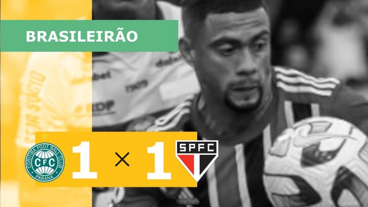 Brasileirão: Coritiba 1 - 1 São Paulo (2023)