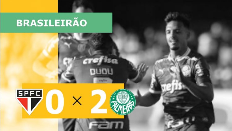 Brasileirão: São Paulo 0 - 2 Palmeiras (2023)