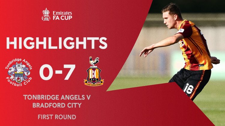 FA Cup: Tonbridge Angels 0 - 7 Bradford City (2020-2021)