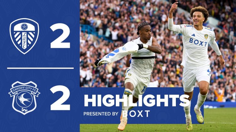 Championship: Leeds 2 - 2 Cardiff City (2023-2024)