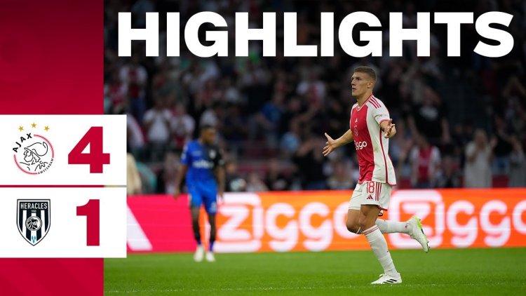 Eredivisie League: Ajax 4 - 1 Heracles (2023-2024)