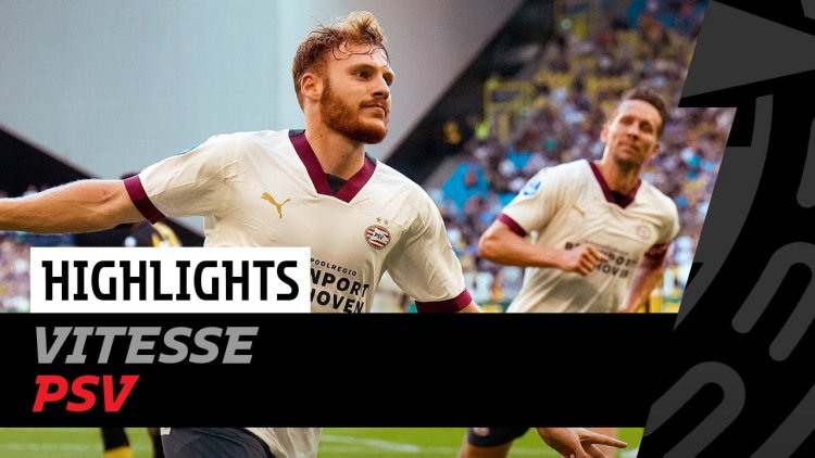 Eredivisie League: Vitesse 1 - 3 PSV (2023-2024)
