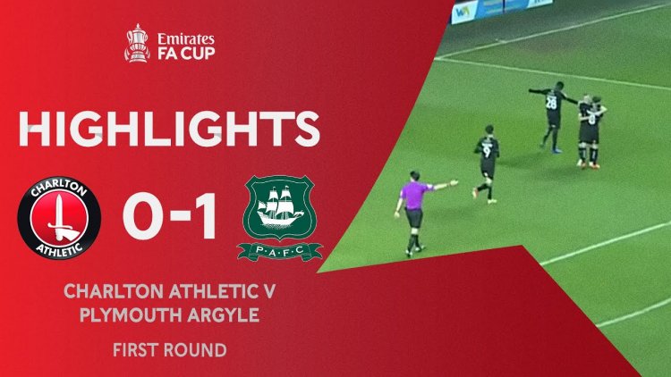 FA Cup: Charlton 0 - 1 Plymouth Argyle (2020-2021)