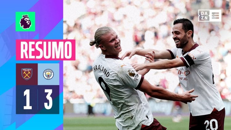 Premier League: West Ham 1 - 3 Man City (2023-2024)