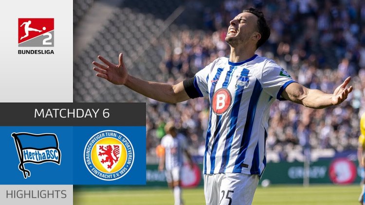 2. Bundesliga: Hertha Berlin 3 - 0 E. Braunschweig (2023-2024)
