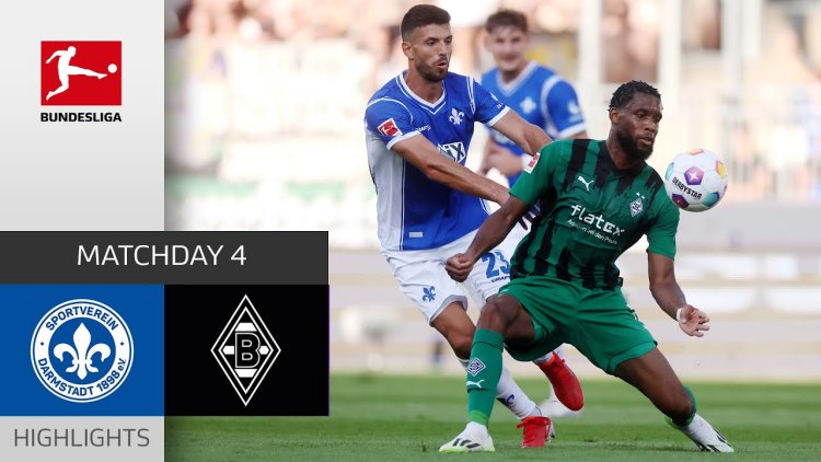 Bundesliga: SV Darmstadt 98 3 - 3 Mönchengladbach (2023-2024)