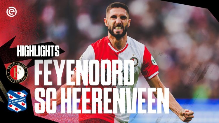 Eredivisie League: Feyenoord 6 - 1 SC Heerenveen (2023-2024)
