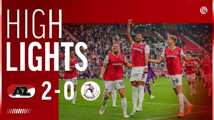 Eredivisie League: AZ 2 - 0 Sparta Rotterdam (2023-2024)