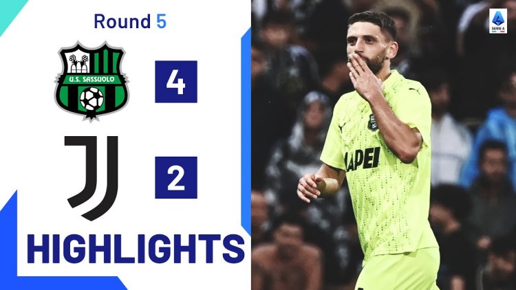 Serie A: Sassuolo 4 - 2 Juventus (2023-2024)