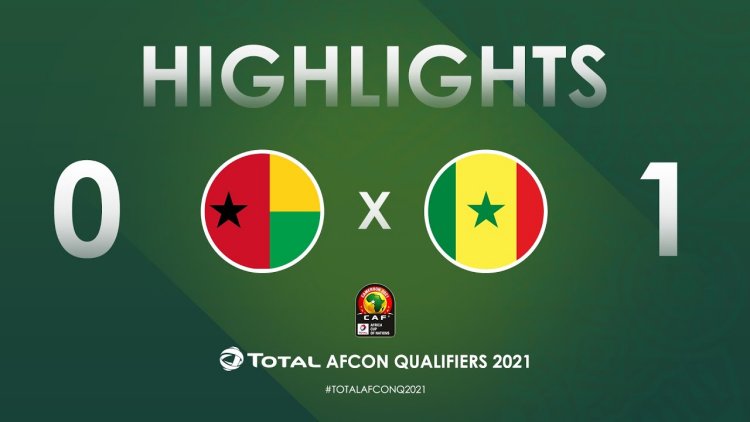 Qualificação CAN: Guiné-Bissau 0 - 1 Senegal (2021)