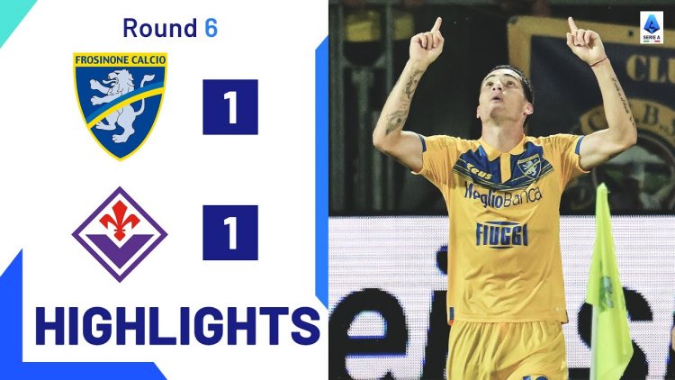 Serie A: Frosinone 1 - 1 Fiorentina (2023-2024)