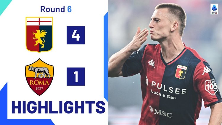 Serie A: Genoa 4 - 1 Roma (2023-2024)