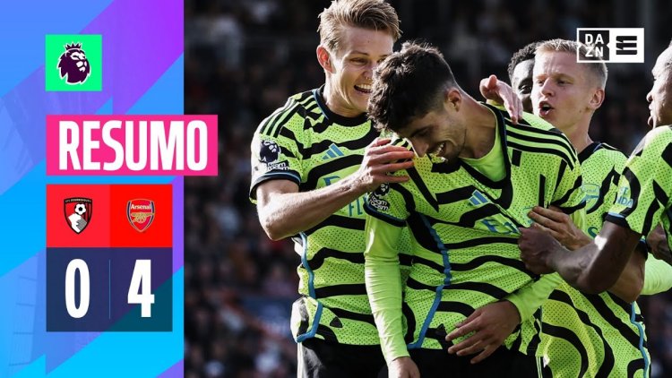 Premier League: AFC Bournemouth 0 - 4 Arsenal (2023-2024)