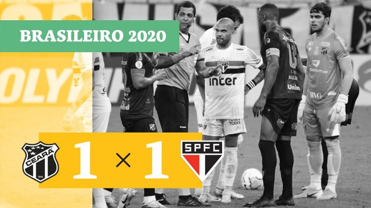 Brasileirão: Ceará 1 - 1 São Paulo (2020)