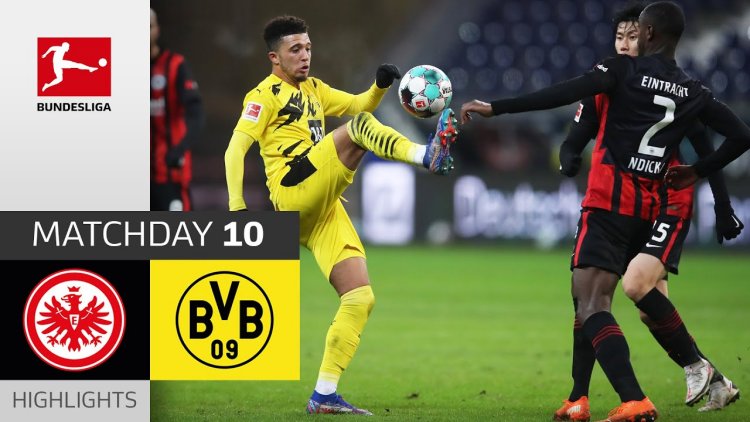 Bundesliga: Frankfurt 1 - 1 Dortmund (2020-2021)